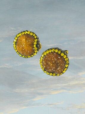 Sassy Jones Druzy Crystal Earrings